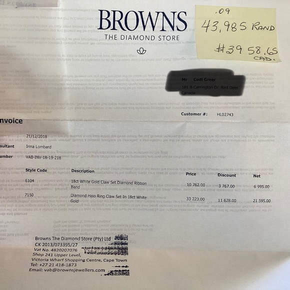 Beautiful Wedding Ring Set - Picture 2 of 9